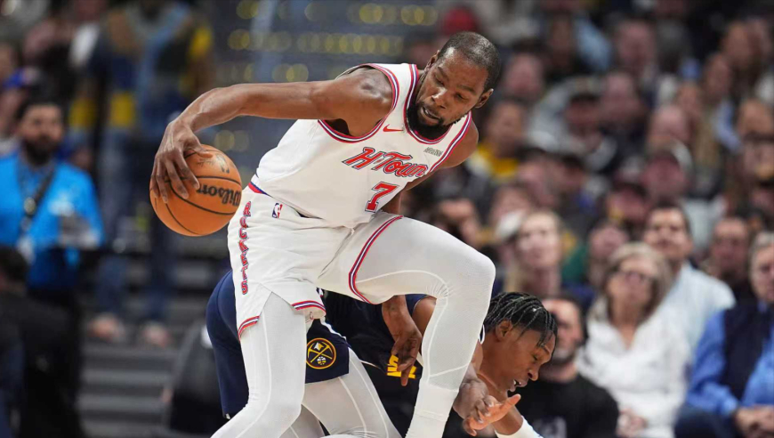 Top时刻 | 16日十佳球：杜兰特三连血帽 哈登背传助科林斯