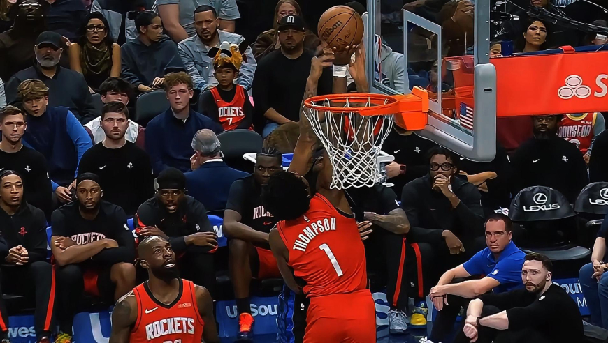 7日NBA官方十佳球：麦丹逆天拉杆 阿门汤普森封盖浓眉双手扣篮
