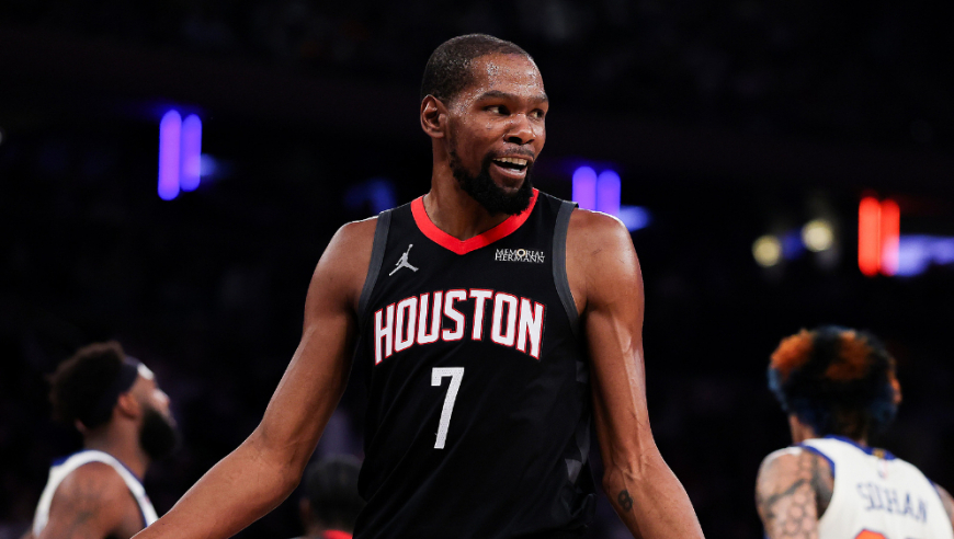 火箭尼克斯生死时刻：杜兰特关键三分燃尽了 尼克斯惊险逆转收获胜利