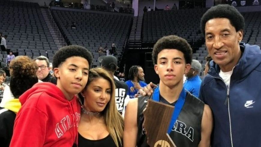 拉尔萨为大儿子庆生！晒与前夫皮蓬合照 51岁仍风韵犹存身材超棒