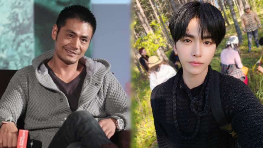 57岁邵兵与儿子罕见合体，一身肌肉抢镜妥妥硬汉，邵子恒遗传妈妈颜值