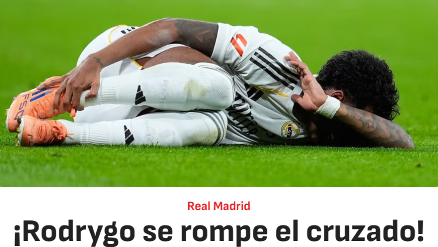 官宣！皇马1亿巨星赛季报销，休战7个月无缘世界杯，生涯沉重打击