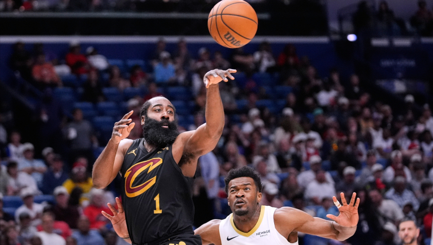 只打关键球！哈登对鹈鹕集锦：下半场如梦初醒砍20+10率队逆转