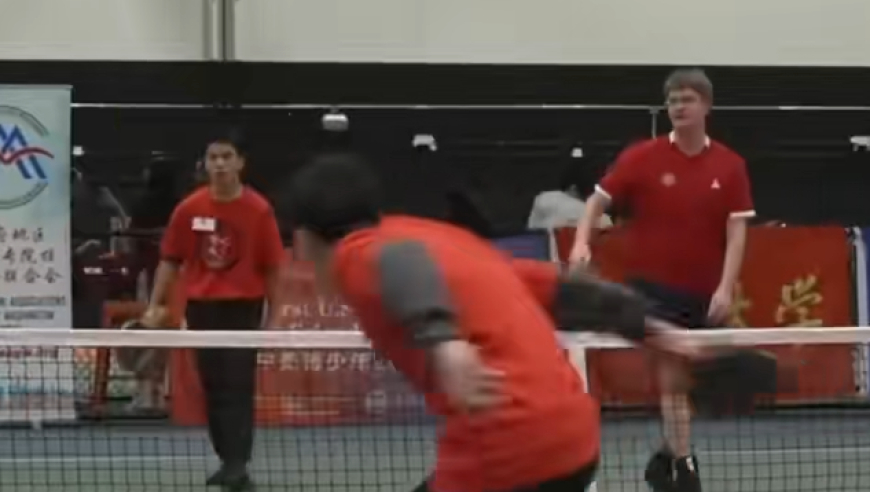 以球会友！中美青少年匹克球友谊赛在美举行