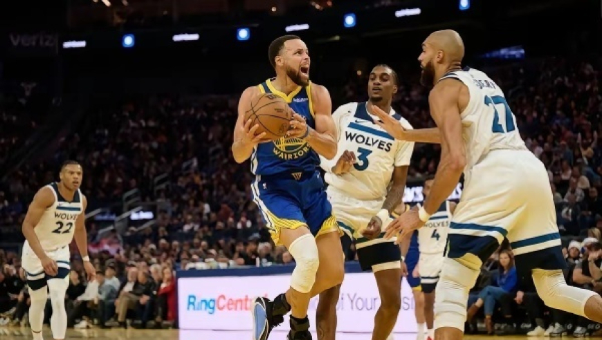 勇士憾负森林狼！内线完全崩溃