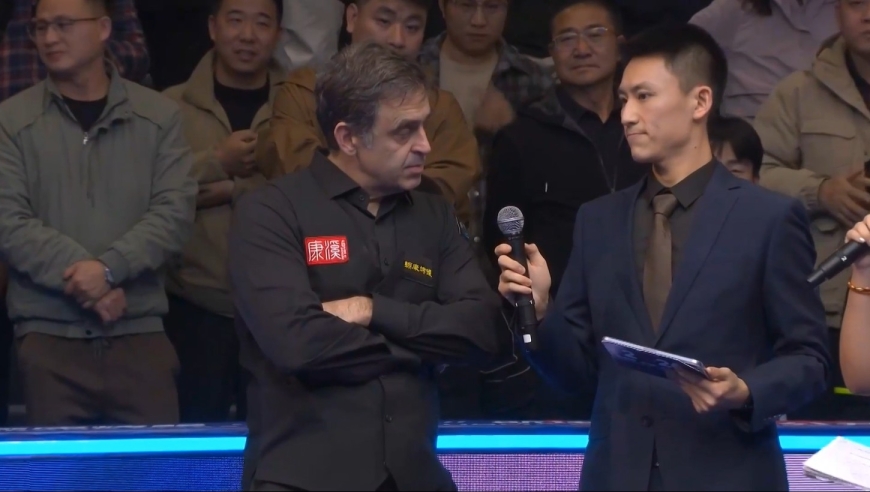 大气！奥沙利文亚军采访 大赞塔猜亚表现难以置信 感谢球迷到场支持