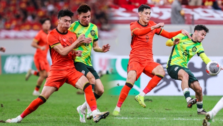 U23亚预赛中国0-0澳大利亚携手晋级！门将神扑，对手补时玩颠球