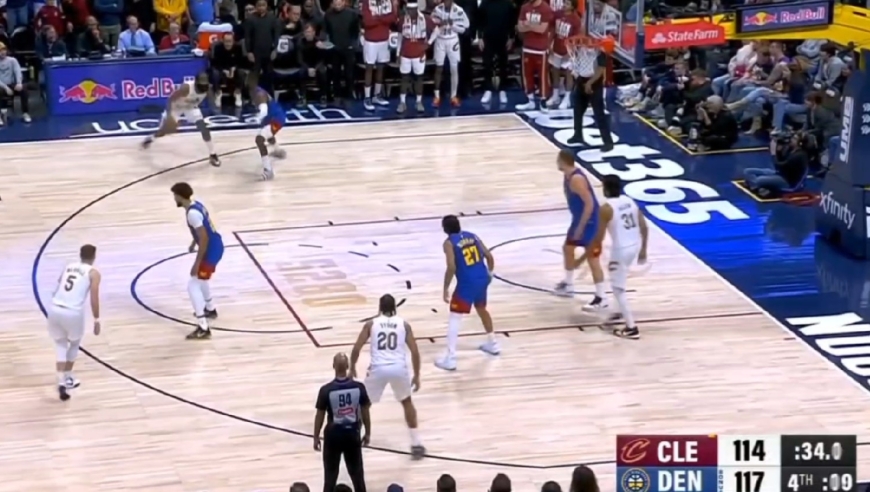 哈登关键三分球帮助骑士扳平比分 回顾骑士对阵掘金最后一刻