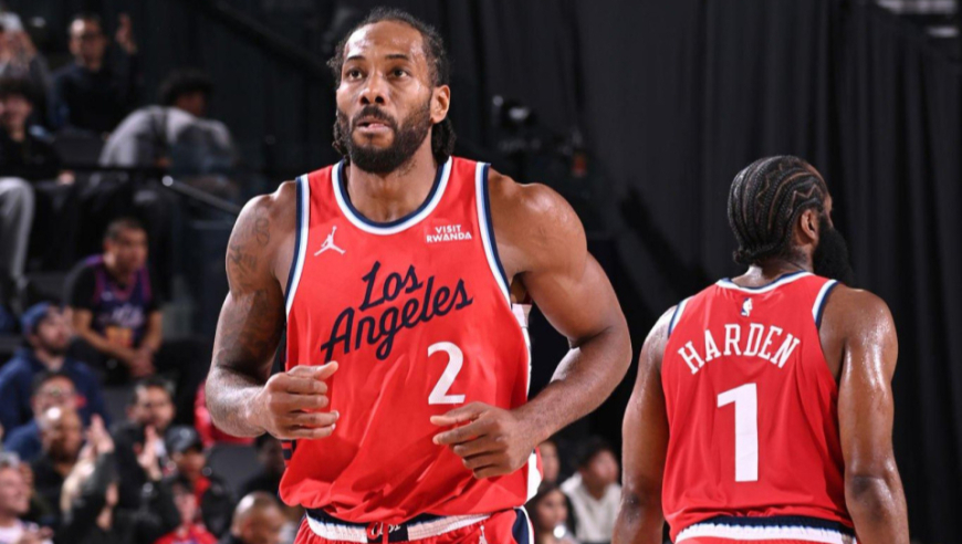 快船时隔58天再迎两连胜！小卡哈登合轰70分 连胜湖人火箭开启北伐