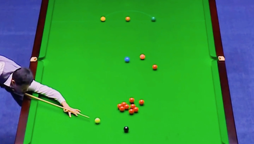 体坛记忆｜世界之巅激情对决丁俊晖绝境之下冲击，完成最后一杆满分杆