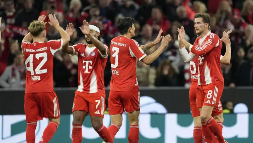 德甲-拜仁3-0勒沃库森5分领跑，格纳布里破门，杰克逊建功，凯恩罕见哑火