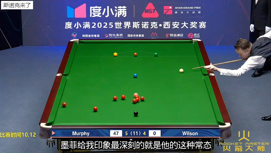 2025西安大奖赛，墨菲进入外星人状态，6-4淘汰威尔逊，强势晋级冲击冠军