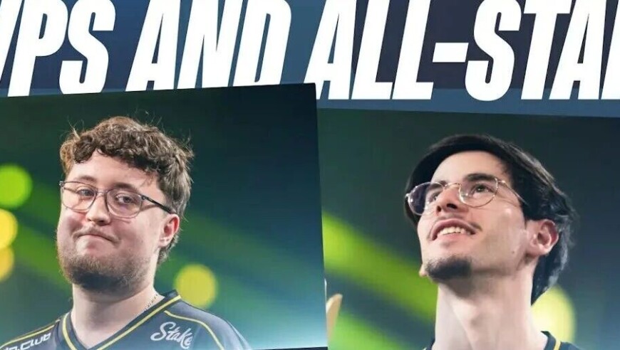 尼孩以8强身份入选克鲁日&middot;纳波卡EVP，Vitality与PVISION包揽全明星阵容