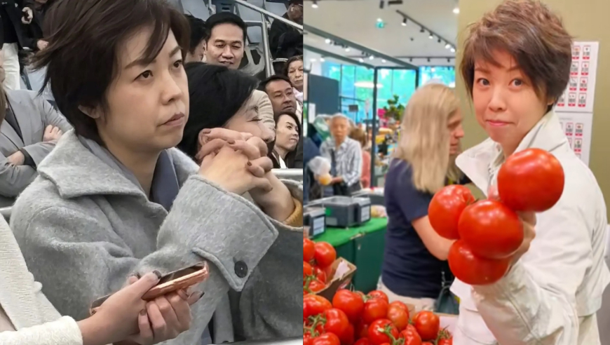 44岁张怡宁陪老公看赛马，一双手搭在栏杆上好拽，64岁老公徐威罕见出镜