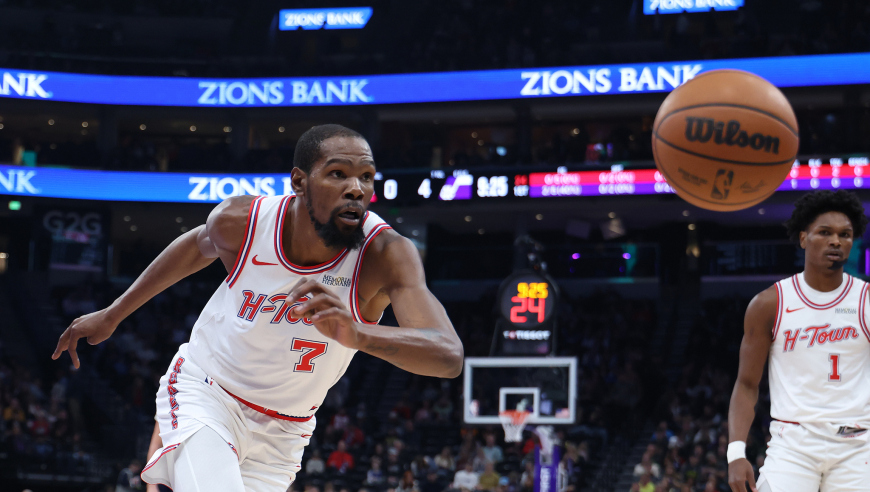 火箭首次爆冷输鱼腩！杜兰特32分申京31+8+14破纪录 一人该负全责