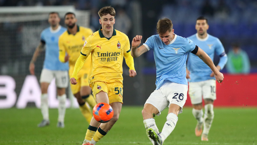 晋级意杯8强：拉齐奥1-0复仇淘汰AC米兰，扎卡尼制胜莱奥失良机