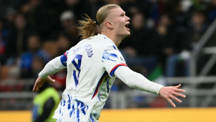 “魔人”恐怖如斯！哈兰德世预赛8场16球刷纪录 头顶脚踢无所不能