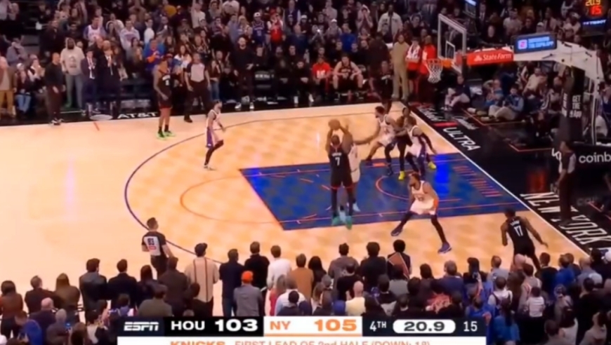 杜兰特独木难支!回顾火箭对阵尼克斯全场表现