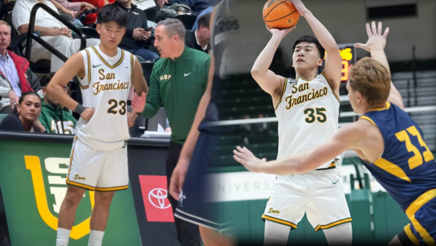 闪耀NCAA！王俊杰坐稳旧金山主力，赵维伦招牌传球+变向秀全场