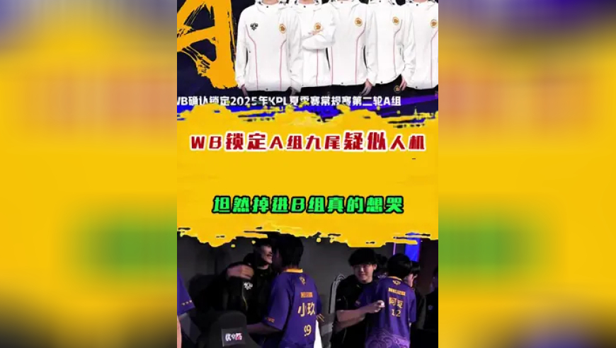 WB 锁定 A 组九尾疑似人机，坦然掉进 B 组真的想哭