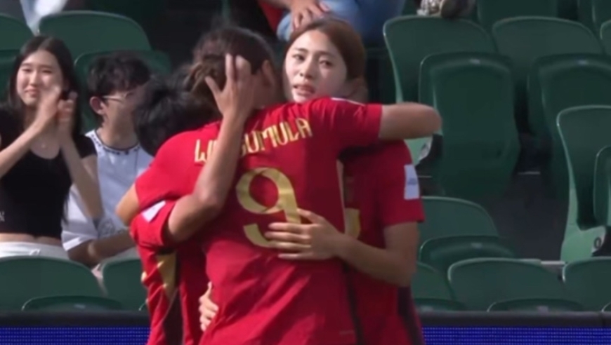 4分钟看女足2-0台北女足直通世界杯，邵子钦破门金坤造乌龙