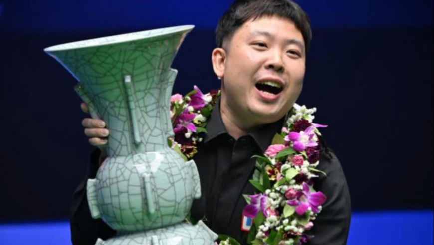 体坛记忆｜张安达火力全开 5连鞭怒斩奥沙利文 冠军奖杯近在咫尺