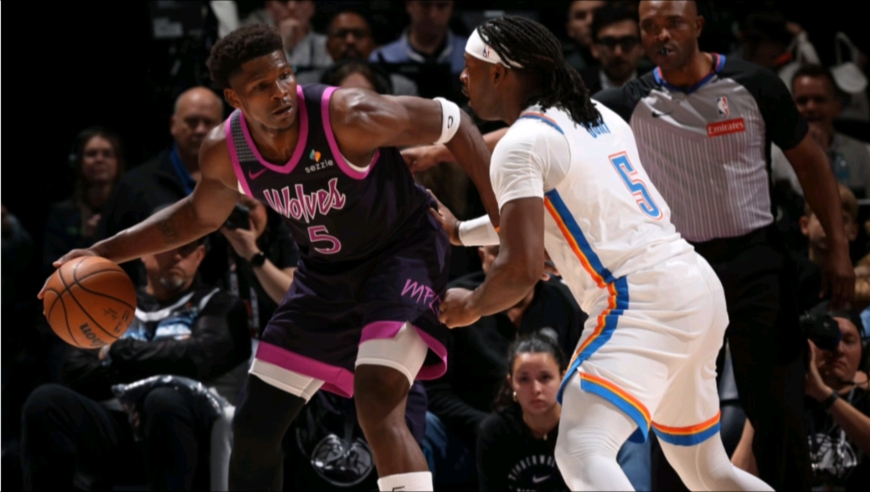 紧张到窒息！慢镜还原森林狼雷霆决胜时刻，爱德华兹统治攻防灭对手