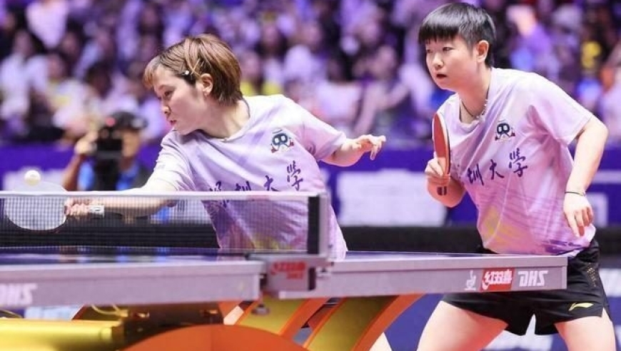 笑喷！平野美宇：高教练给我孙颖莎的应援横幅 我以为是毛巾拿来擦汗了