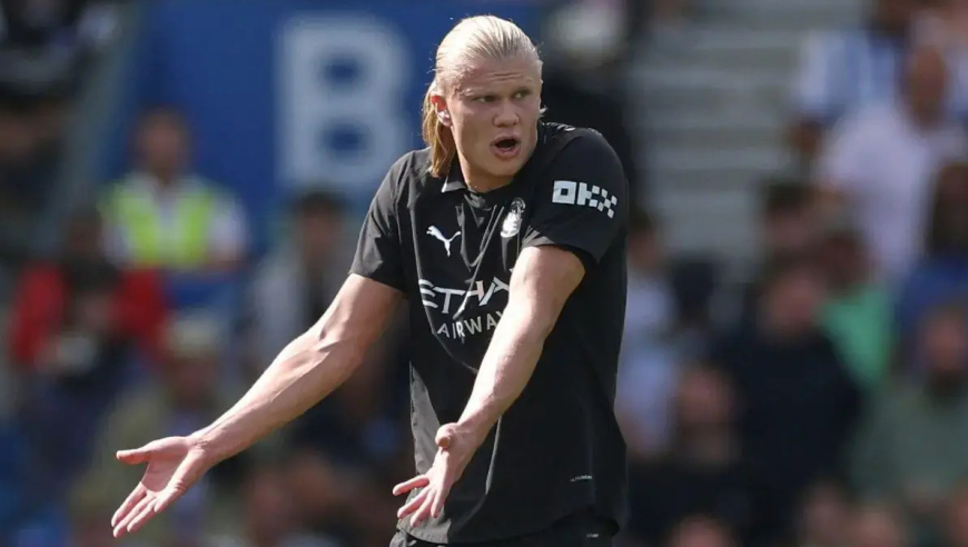 英超：布莱顿2-1曼城，格鲁达绝杀，米尔纳点射，哈兰德破门难救主