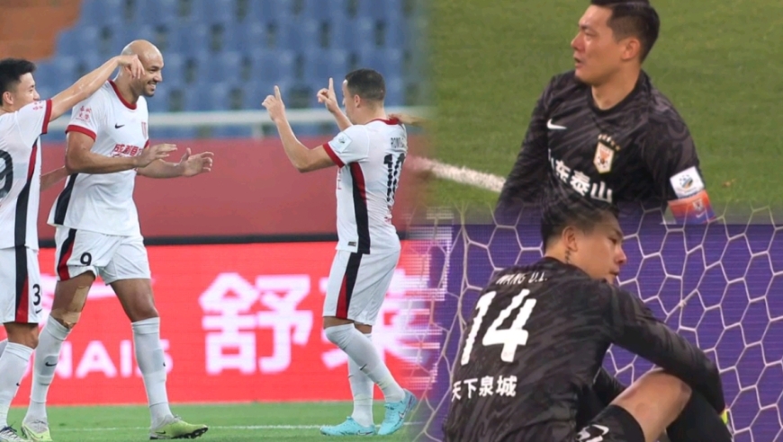 足协杯：成都蓉城3-1山东泰山进8强，罗慕洛梅西附体任意球梅开二度