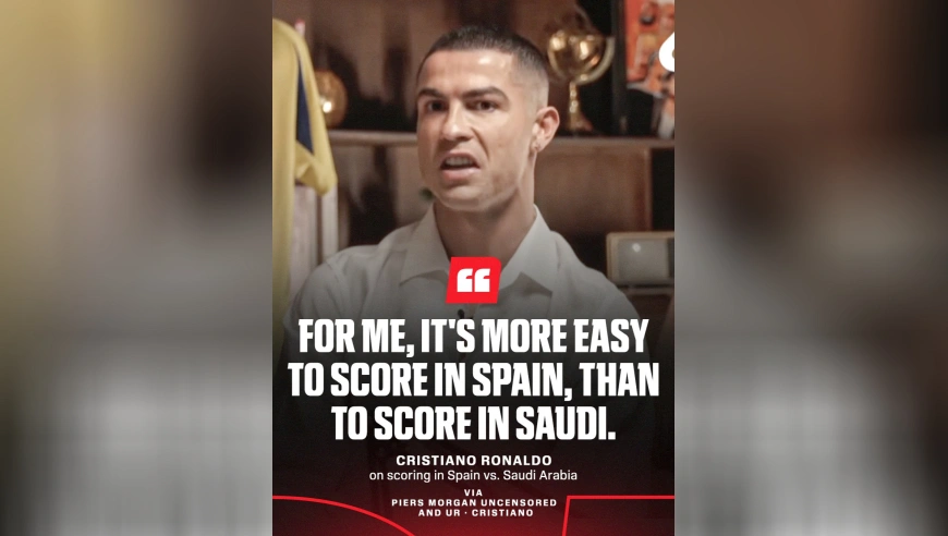 摩根采访C罗，是在测试C罗自负的极限？