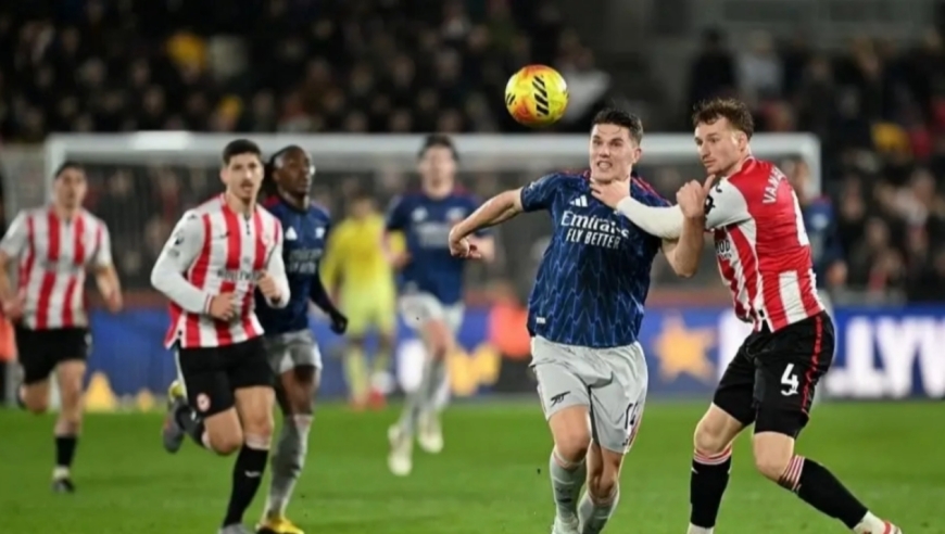 四分领跑！马杜埃凯破门拉亚神扑马丁失单刀，阿森纳1-1布伦特福德