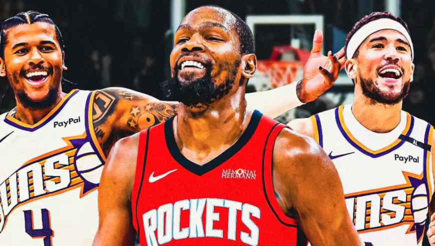 火箭引进杜兰特亏了？同期战绩无提升第2跌第6 太阳没他第11升第7