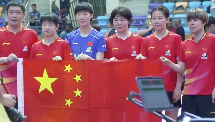 1年前1-3丢冠！国乒女团3-0复仇日本：王曼昱6年不败 孙颖莎暴走