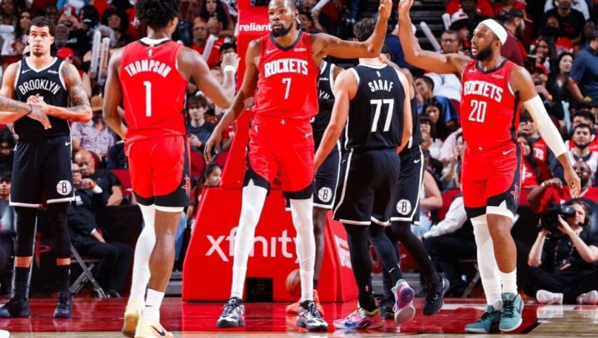 场均127.8分！进攻联盟第一！火箭冲击总冠军