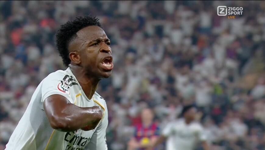 西超杯决赛破门，维尼修斯结束长达3个月的进球荒