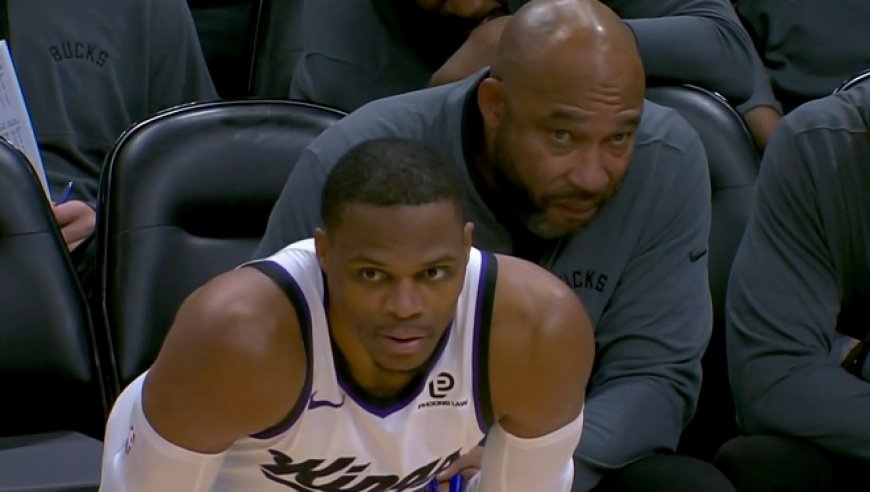 威少12+10掀翻雄鹿：凶狠拉拽字母哥引热议 助攻创国王生涯新高