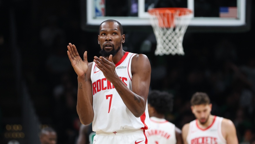 火箭3连胜，乌度卡变阵获奇效！申京16+10+9破纪录杜兰特追平哈登