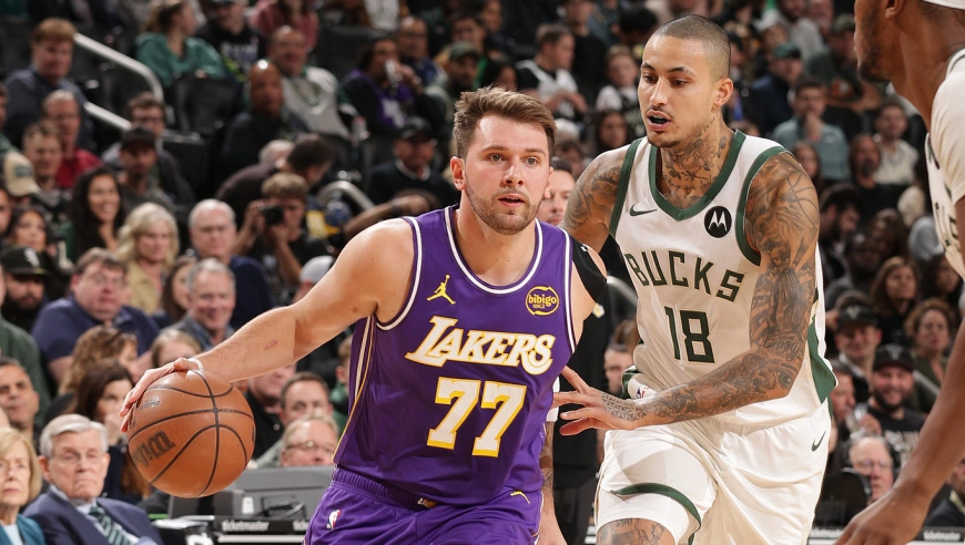 湖人大胜雄鹿！东契奇41+9+6创纪录 字母哥32+10提前认输