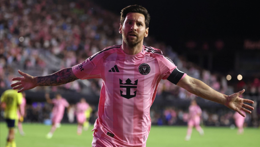 开挂般的表现！梅西美职联1/8决赛3场5球1助，一己之力带队晋级