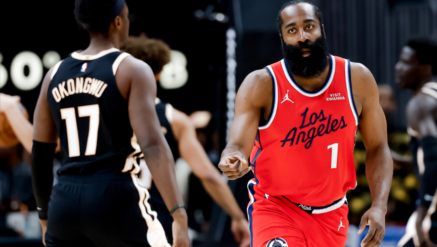 Top时刻｜4日十佳球：哈登丝滑撤步三分 杜兰特快攻霸王劈扣