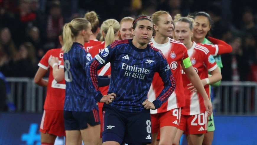 高燃逆转卫冕冠军阿森纳！女足欧冠拜仁下半场连扳三球，给男足打样？