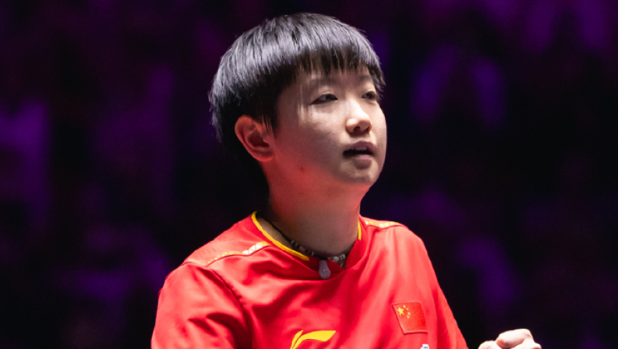 乒乓总决赛：女单8强诞生！国乒5人晋级，孙颖莎4-0胜王艺迪