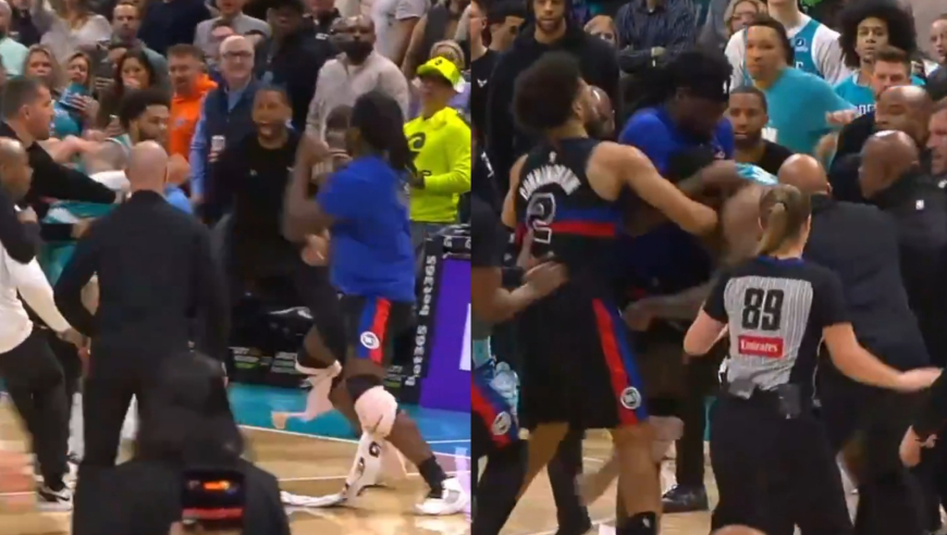 斯图尔特再现蛮牛冲撞！搂住对手脖子一顿猛砸，或被联盟长期禁赛