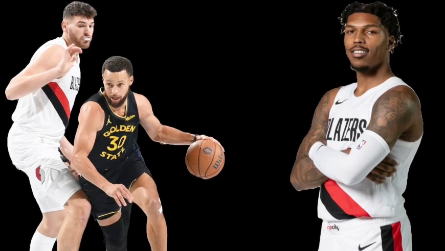 NBA戏精大赏 | 开拓者来金州犹如误入矮人国？勇士带你认识个双向后卫