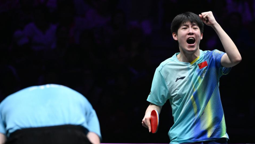 燃爆了！温瑞博21-19爆分击败张本智和 孤身守住半区挺进决赛