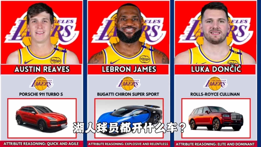湖人全队人均豪车，哪辆是你的梦中情车？