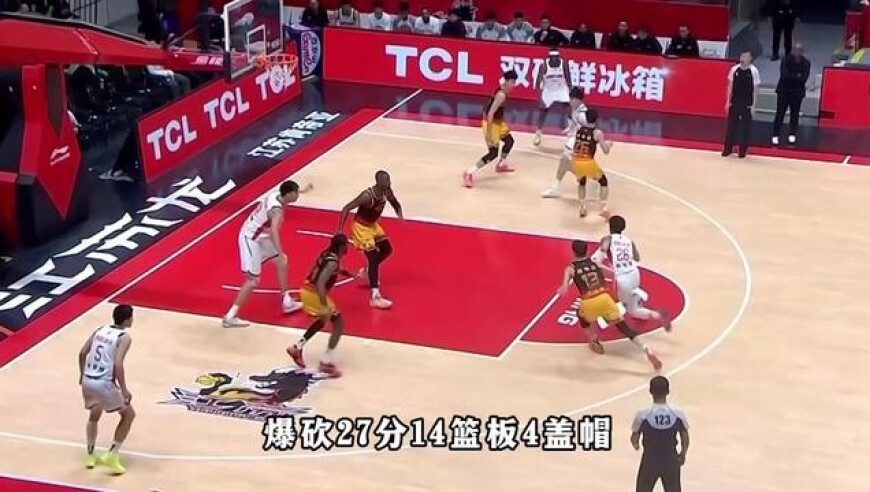 爆砍27分14板4盖帽统治攻防，遇到伯乐让徐昕番薯变身巨灵神