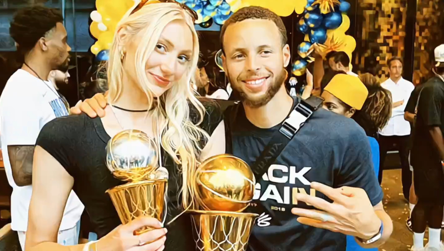 让杜兰特忍不住偷看的长腿美女，竟然是库里的妹妹？