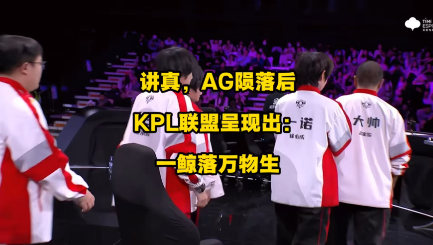 讲真，AG的陨落，对于KPL联盟而言，有点一鲸落万物生的感觉了！